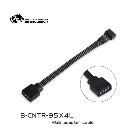 Bykski Adapter Extension Cables Only For Bykski's Lighting System/ Motherboard AURA/ 5V A-RGB Light/