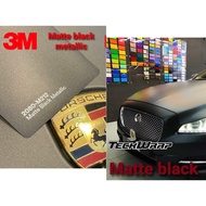 Matte Black Car Wrap Vinyl Film 1METER*1.52METER BIKE DIY Stickers