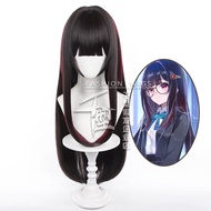Game HSR Sparkle Cosplay Wig Honkai Star Rail Long Brown Heat Resistant Synthetic Hair