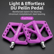 ROCKBROS M906 NYLON PEDAL SEPEDA DU BEARING MTB SELI ROADBIKE HITAM - DIRTHE SHOP