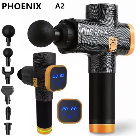 Phoenix A2 Massage Gun Muscle Relaxation Deep Tissue Massager Dynamic Vibrator Back Portable Handhel