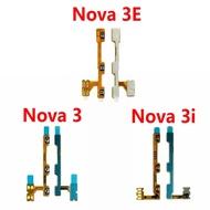 New Switch Power ON OFF Volume up down Button Keys Flex Cable Ribbon For Huawei Nova 3 3i 3E