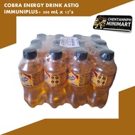 Cobra Energy Drink Astig ImmuniPlus+ Now with Vit.D 100% Zinc 300ml x 12 bottles