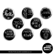 EGO PIN BUTTON Aesthetic Journal