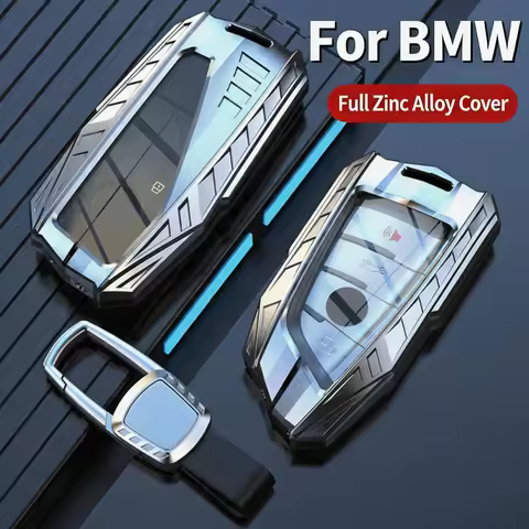 For BMW X1 X2 X3 X4 X5 X6 X7 iX3 320d 330i 116i 118i 218i 220d 520d 530i 530d Car Key Case Holder Cu