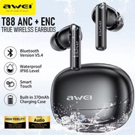 Awei T88 ANC + ENC Bluetooth True Wireless Earbuds TWS Earphones Headphones Mic