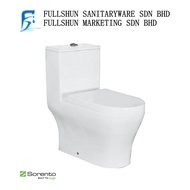 Sorento One Piece Bathroom Water Closet WC Washdown Flushing System SRTWC8613