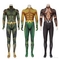 c Jumpsuit Aquaman 2 Cosplay Man 3D Tights One-piece Suits Kid Adult Aquaman and the Lost Kingdom Ha