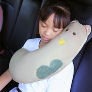 Ready stock Children's Car Sleeping Handy Tool Car Pillow Long-distance Car Baby Dedicated Rear Seat