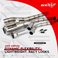 SCK Racing Exhaust LC135 4S 5S 32MM /35MM ***TWO PCS MANIFOLD***57mm END HOLE - BY AHM PRO RACING