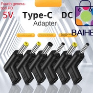 BAIHEE Type C to DC Jack Plug, 5V 9V 12V Charging Adapter USB C PD to DC Power Connector, High-quali