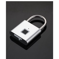 Smart Fingerprint Padlock Outdoor Waterproof Anti-Rust Padlock Door Anti-Theft Password Lock Cabinet/Charging fingerprint padlock