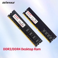 Sewhale DDR4 8GB 16GB memoria RAM DDR4 2666 3200 DDR3 8GB 1600MHz หน่วยความจำเดสก์ท็อป RAM หน่วยความจำ DD R4 3200MHz DIM สำหรับ PC
