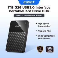 EAGET G26 USB 3.0 (5Gbps) Portable External Hard Drive 320GB 500GB 1TB