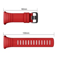 TALI JAM TANGAN RUBBER SUUNTO CORE OEM RED & NAVI & BLACK & WHITE & GREY. Bagus