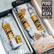 โช๊ค ohlins รุ่น Vespa GTS 150/300 ABS (หน้าPI901/หลังPI903) ส่งฟรี! รับประกัน2ปี