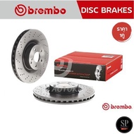 BREMBO Front Brake Disc BENZ SL R230 (280 300 350 500) (With Holes) (HC) '06-12/350MM Code D09 A817 