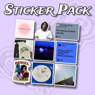 Daniel Caesar Sticker Pack of 9 waterproof vinyl pcs