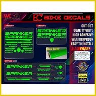 ✹ ◪ ⭐ WECAST Spanker Bike Frame Decals Sticker for Mountain Bike and Road Bike