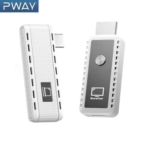 2 in 1 Wireless HDMI Transmitter and Receiver,165FT 4K Decode1080P@60Hz Output 5G/2.4G Tablet, Lapto