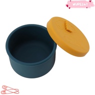 WUPEI47G9 Food Storage Container, 500ml Silicone Silicone Bowl With Lid, Portable Portable Picnic Bo