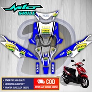 Yamaha Mio Smile Motorcycle Stickers Striping Mio Smile Decal Motor Mio Smile PERSIB Bitnag 4