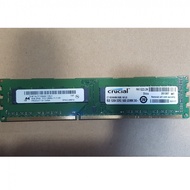 美光 Crucial 8GB DDR3 1600MHz 雙面顆粒桌上型電腦記憶體、1.5V 、已測試良品