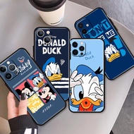 Donald Duck Apple iPhone 7 8 SE 13 14 PRO MAX PLUS MINI Silicone Soft Cover Camera Protection Phone Case