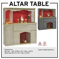 Altar Table Altar Cabinet Prayer Cabinet Prayer Table 6.5ft Altar Table Chinese FengShui Table Buddha Table 神台 6尺半