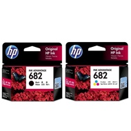 HP INK 682 BLACK & COLOR CATRIDGE (GENUINE)