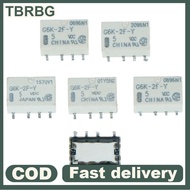 null 5pcs dc 5v smd g6k-2f-y signal relay 8pin for omron relay null