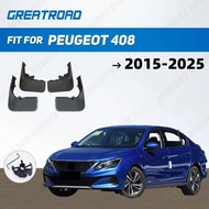 For Peugeot 408 2015-2025 2016 2017 2018 2019 2020 2021 2022 2023 2024 Fender Mudflaps Splash Guards