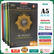 Al-Quran Al-Hufaz Medium Size A5 HC Easy Memorization Mushaf Al Hufaz 5 Blocks Tajweed Color Code Tr