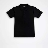 BLACK - RIANS COLLAR WEAR 220gsm Short Sleeve