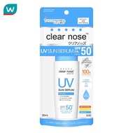 สินค้าพร้อมส่งของแท้ ครีมกันแดด สเปย์กันแดด Clear Nose เคลียร์ โนส ยูวี ซัน เซรั่ม เอสพีเอฟ50+ พีเอ++++ 80 มล. Sunscreen