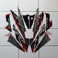 Striping stiker motor Supra x 125r tahun 2008-2009