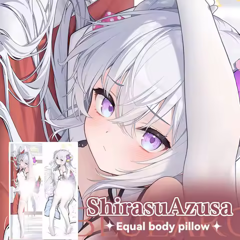 Anime Blue Archive Shirasu Azusa Dakimakura 2WAY Hing Body Case Anime Pillow Cushion Cover