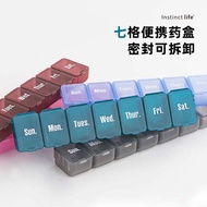 pill box medicine pill box Pill Box Seven Days a Week Portable Small Pill Box Medicine Packing Box M