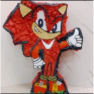Pinata Sonic custom 3D/Pinata birthday custom/Sonic birthday