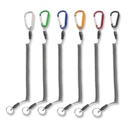 Fishing Lanyards Safety Rope Wire Coiled Tether for Pliers Grippers Fish Tackle Tools