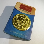 10 Dirham Public Gold 29.75 gram Perak Ag 999 Original Silver Bar Investment Saving Pajak Gadai Arrahnu LBMA Bullion
