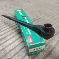 Ratchet wrench double socket wrench 24x27mm GLORY double socket