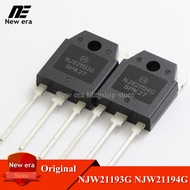 10Pcs 5คู่ Original NJW21193G NJW21194G TO-3P ( 5Pcs NJW21193 + 5Pcs NJW21194) เครื่องขยายเสียงการจั