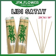 [RM1.90/PKT] 10'' 25CM Batang Lidi Bunga Telur/Lidi Satay BBQ Stick Bamboo Skewer Kayu Cucuk Bamboo