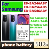 Phone battery For Samsung Galaxy A24 A54 A34  A25 5G Mobile Phone Batteries EB-BA246ABY EB-BA256ABS 