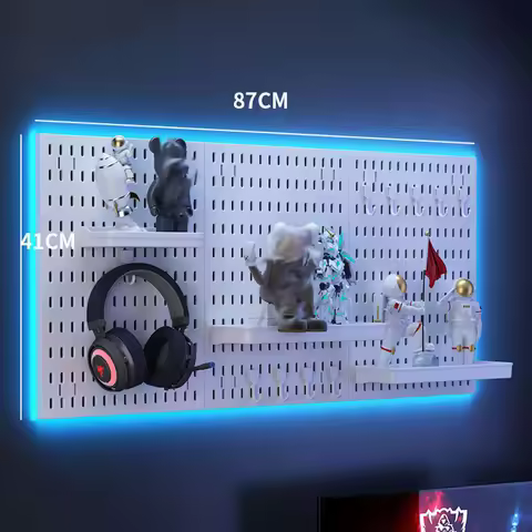 GK/Arts And Crafts/Ornament Storage display Shelf Perforated Board Kit pegboard Wall Organizer for G