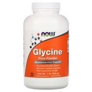 ✅Ready Stock✅Now Foods, Glycine, Pure Powder, 1 lb (454 g)