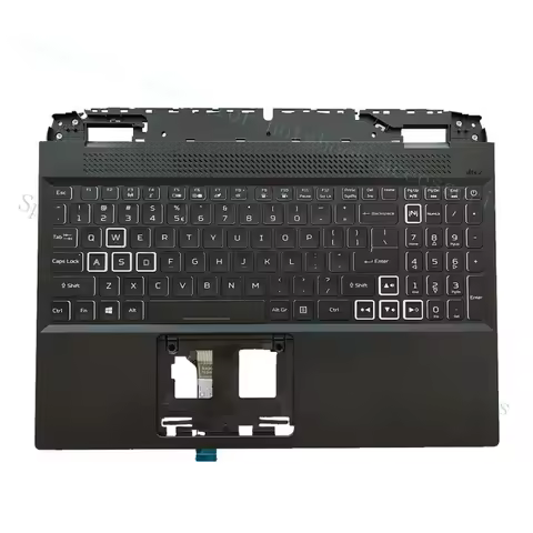 A+ New For Acer Nitro 5 AN515-58 Palmrest w/ Backlit Keyboard White 6B.QFMN2.001