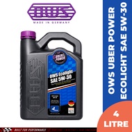 OWS Uber Power Ecolight Sae 5W30 Fully Synthetic Engine Oil 4L For Toyota/ Perodua/ Proton/ Honda