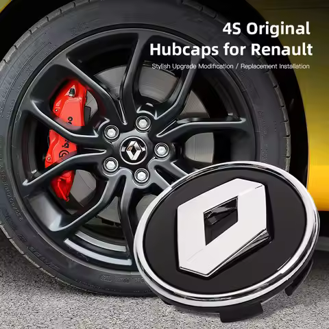 4Pcs 56mm Car Wheel Center Hub Cap Hub Accessories For Renault Clio Sandero Captur Megane R5 4 E-tec